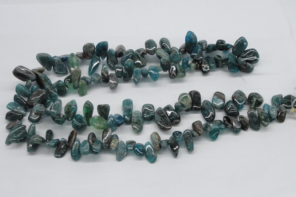 CAP73 15.5 inches 10*20mm nugget dyed apatite gemstone beads wholesale