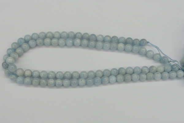 CAQ110 15.5 inches 10mm round A grade natural aquamarine beads