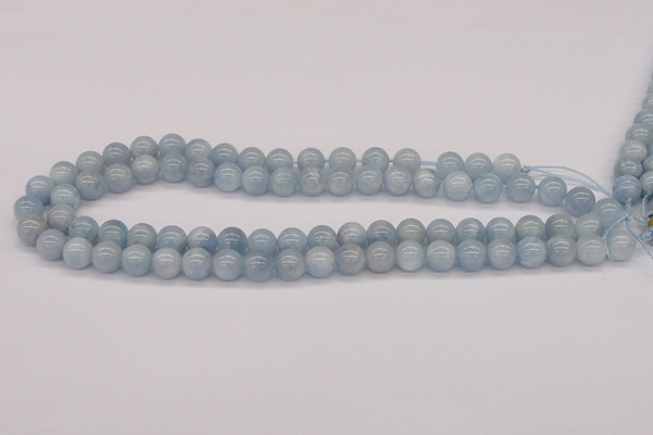 CAQ118 15.5 inches 12mm round AA grade natural aquamarine beads