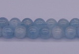 CAQ122 15.5 inches 6mm round AAA grade natural aquamarine beads