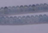 CAQ137 15.5 inches 3*5mm rondelle natural aquamarine beads