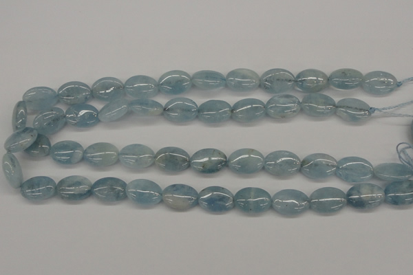CAQ145 15.5 inches 13*18mm oval natural aquamarine beads wholesale