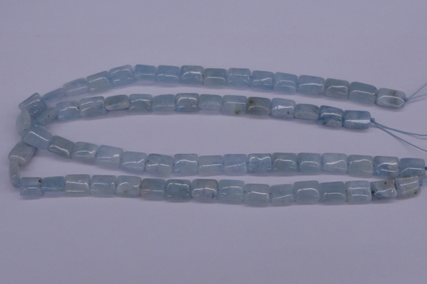 CAQ153 15.5 inches 10*12mm rectangle natural aquamarine beads