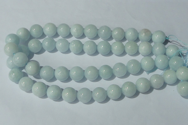 CAQ206 15.5 inches 16mm round natural aquamarine beads wholesale