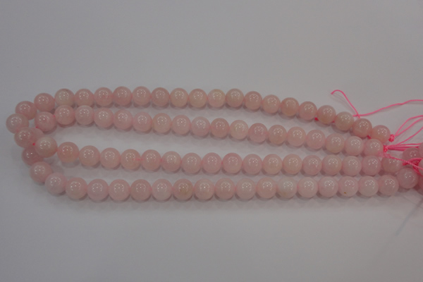 CAQ483 15.5 inches 10mm round natural pink aquamarine beads