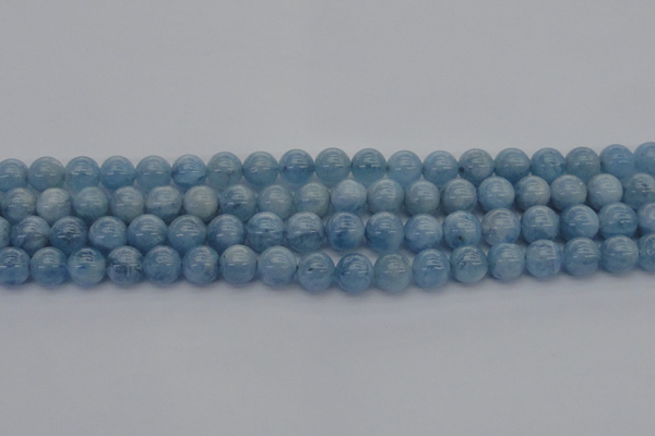 CAQ519 15.5 inches 7mm round AA grade natural aquamarine beads