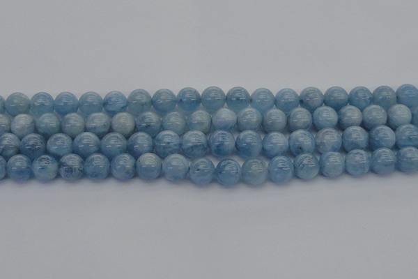 CAQ520 15.5 inches 8mm round AA grade natural aquamarine beads