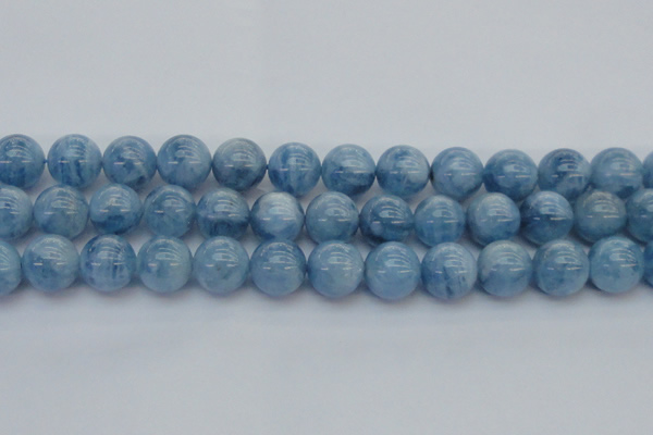 CAQ548 15.5 inches 14mm round AAAA grade natural aquamarine beads