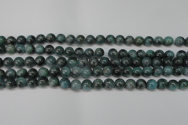 CAQ603 15.5 inches 10mm round aquamarine gemstone beads