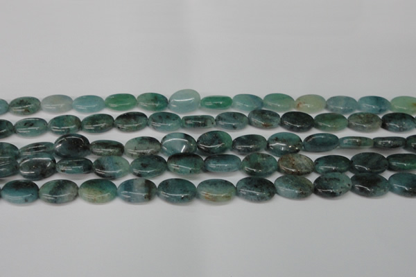 CAQ628 15.5 inches 10*14mm oval aquamarine gemstone beads