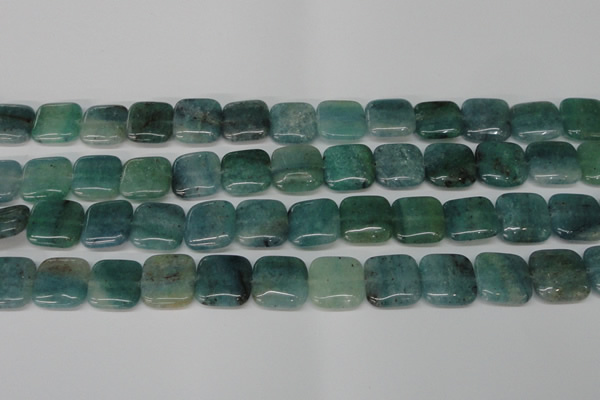 CAQ639 15.5 inches 16*16mm square aquamarine gemstone beads