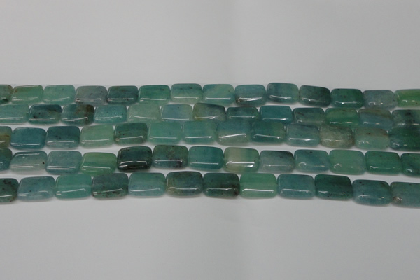 CAQ644 15.5 inches 10*14mm rectangle aquamarine gemstone beads