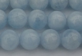 CAQ703 15.5 inches 10mm round natural aquamarine beads wholesale