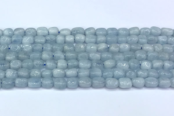 CAQ940 15 inches 6*6mm – 6*8mm nuggets aquamarine beads