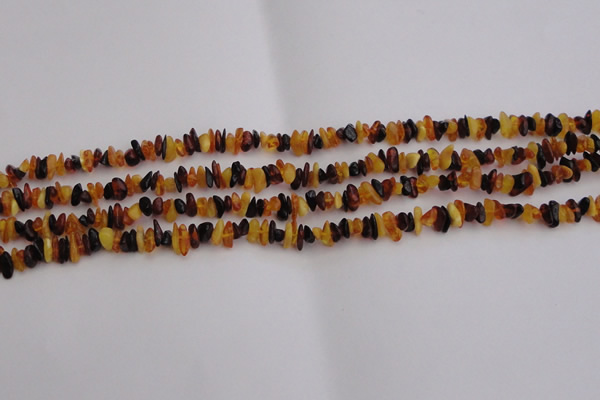 CAR204 24 inches 3*8mm natural amber chips beads wholesale