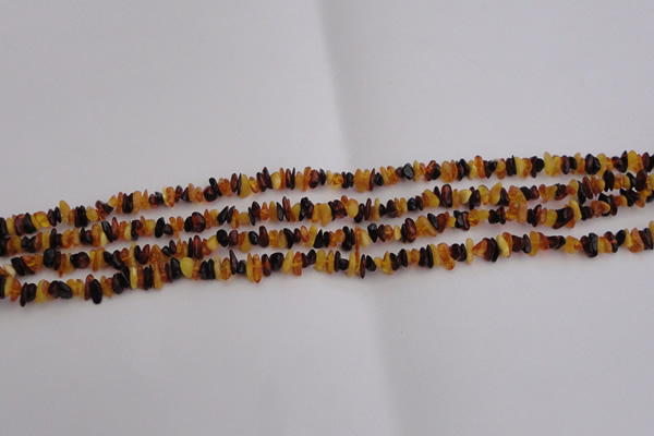 CAR205 32 inches 3*5mm natural amber chips beads wholesale