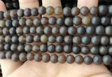 CAR217 15.5 inches 7mm round natural amber beads wholesale