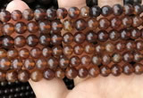 CAR232 15.5 inches 6mm - 7mm round natural amber beads wholesale