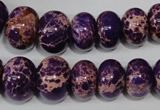 CAT303 15.5 inches 7*10mm – 15*20mm rondelle dyed aqua terra jasper beads