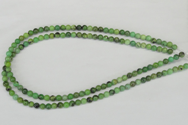 CAU01 6mm round australia chrysoprase gemstone beads Wholesale