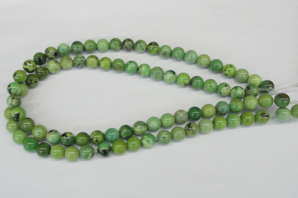 CAU03 10mm australia chrysoprase round gemstone beads Wholesale