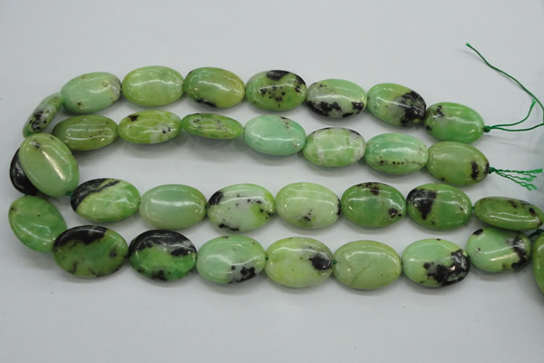 CAU204 15.5 inches 18*25mm oval Australia chrysoprase beads