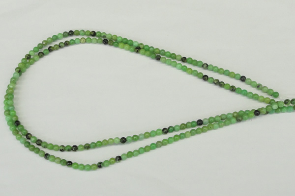 CAU25 15.5 inches 4mm round australia chrysoprase beads wholesale