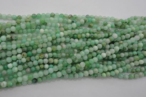 CAU301 15.5 inches 4mm round Australia chrysoprase beads wholesale