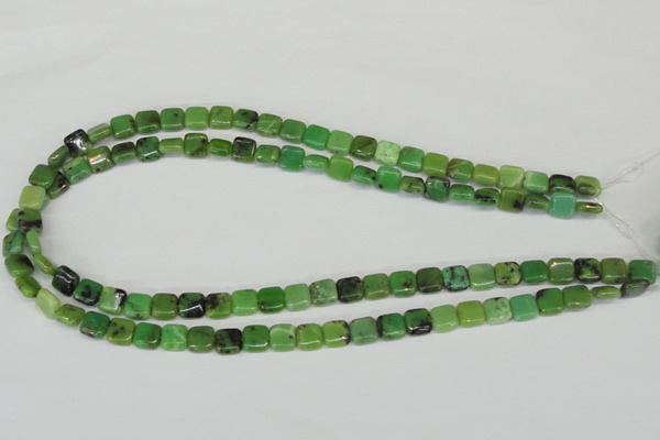 CAU34 15.5 inches 8*8mm square australia chrysoprase beads wholesale
