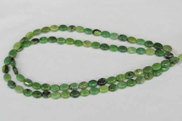 CAU39 15.5 inches 8*10mm oval australia chrysoprase beads wholesale