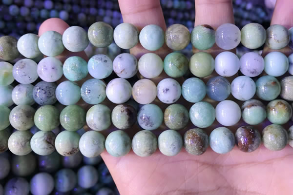CAU467 15.5 inches 9mm round Australia chrysoprase beads