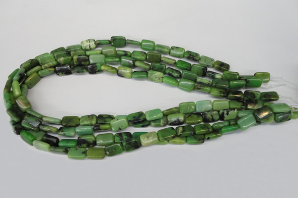 CAU52 15.5 inches 8*12mm rectangle Australia chrysoprase beads wholesale