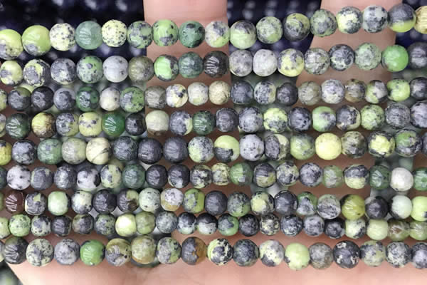 CAU520 15.5 inches 4.5mm - 5mm round Chinese chrysoprase beads