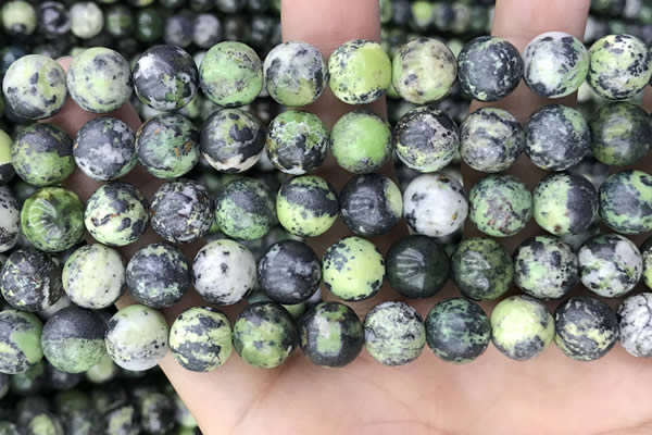 CAU526 15.5 inches 10mm round Chinese chrysoprase beads