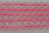 CBC300 15.5 inches 4mm round pink chalcedony beads wholesale