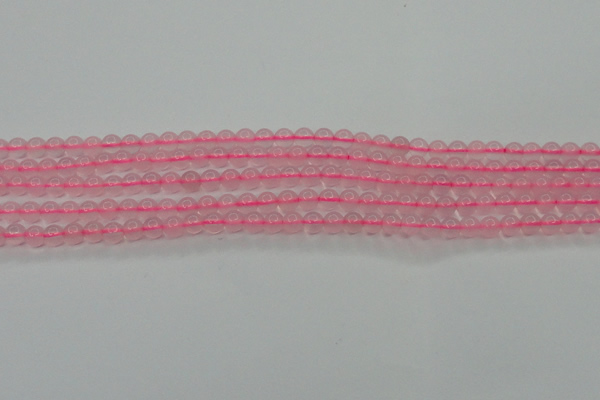 CBC300 15.5 inches 4mm round pink chalcedony beads wholesale