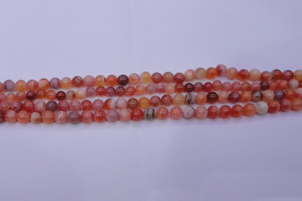 CBC400 15.5 inches 4mm A grade round orange chalcedony beads
