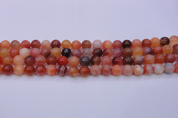 CBC404 15.5 inches 12mm A grade round orange chalcedony beads