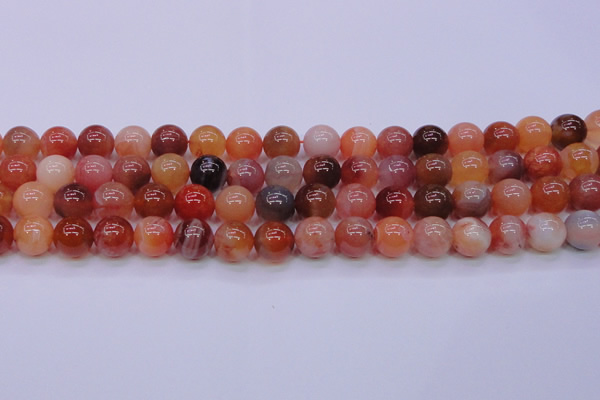 CBC405 15.5 inches 14mm A grade round orange chalcedony beads