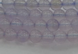 CBC430 15.5 inches 6mm round purple chalcedony beads wholesale