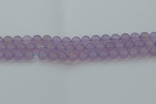 CBC432 15.5 inches 10mm round purple chalcedony beads wholesale