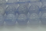 CBC453 15.5 inches 10mm round blue chalcedony beads wholesale