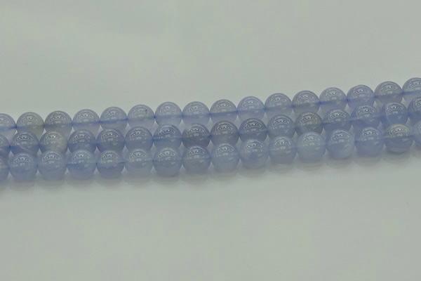 CBC453 15.5 inches 10mm round blue chalcedony beads wholesale