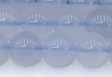 CBC817 15.5 inches 8mm round blue chalcedony gemstone beads