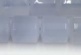 CBC826 15.5 inches 10*11mm tube blue chalcedony gemstone beads