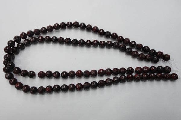 CBD152 15.5 inches 8mm round Chinese brecciated jasper beads