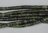 CBG74 15.5 inches 3*4mm heishi bronze green gemstone beads