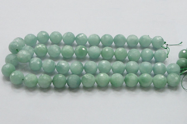 CBJ09 15.5 inches 16mm faceted round jade beads wholesale