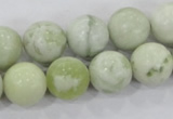 CBJ206 15.5 inches 14mm round butter jade beads wholesale