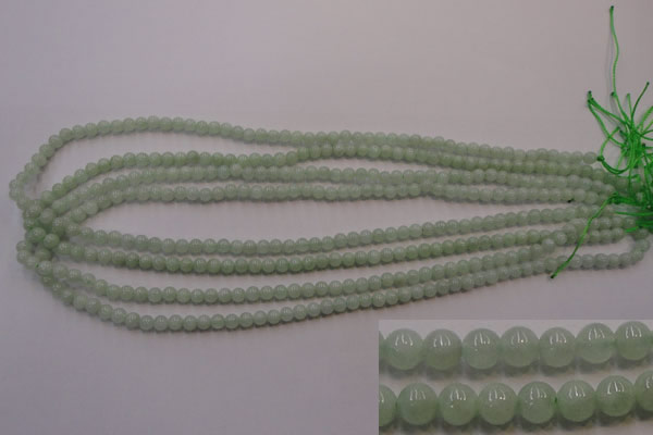 CBJ400 15.5 inches 4mm round natural jade beads wholesale
